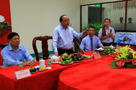 Le Premier ministre Nguyên Xuân Phuc en tournée à Vinh Long