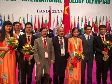 Les 27es Olympiades internationales de ​Biologie : tous les 4 élèves vietnamiens primés