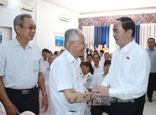 Tran Dai Quang rencontre l’électorat de Ho Chi Minh-ville