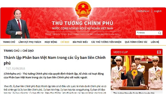 Création des sous comités vietnamiens au sein des comités intergouvernementaux