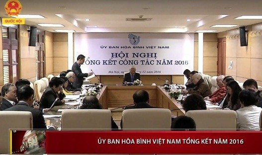Conférence-bilan du comité pour la paix du Vietnam
