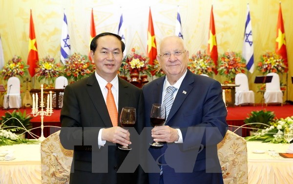 Trân Dai Quang: la coopération Vietnam-Israël entrera dans une nouvelle phase de développement