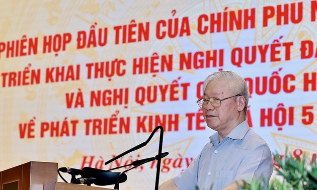 Nguyên Phu Trong: Un appareil gouvernemental favorable au développement durable