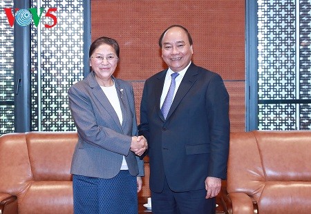 PM Nguyen Xuan Phuc menerima Ketua Parlemen Laos