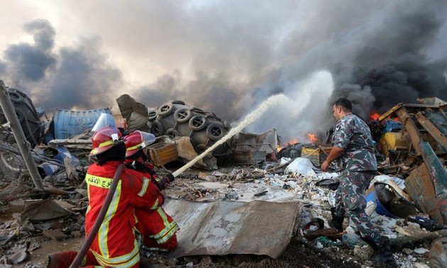 Jumlah korban  akibat ledakan di Beiruth meningkat