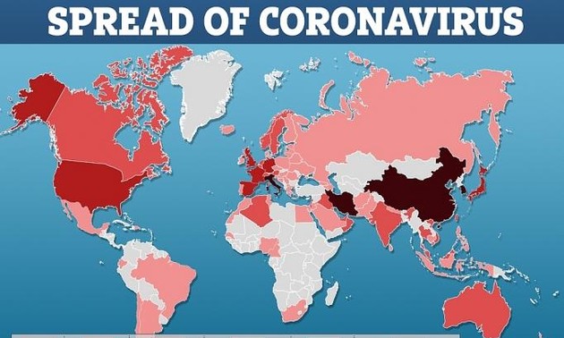 ສະ​ພາບ​ການ​ໂລກ​ລະ​ບາດ Covid – 19 ໃນ​ທົ່ວ​ໂລກ