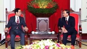 ルア委員長、志位委員長と会見