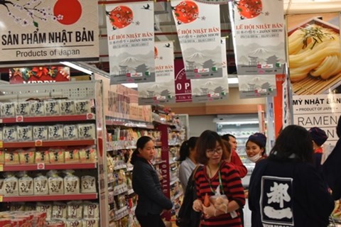 スーパーで日本の商品祭り