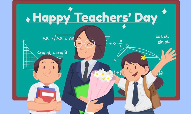 学校と教師を讃える曲