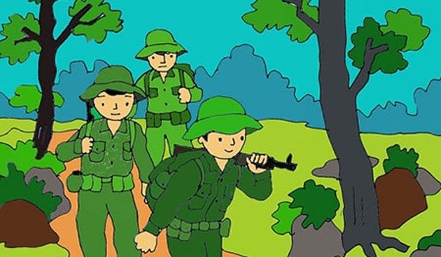 ベトナムの兵士や故郷の美しさにちなんだ歌