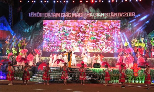 Pembukan Festival  Bunga Gandum Kuda-2018 di Daerah Dataran Tinggi  Karsta Dong Van