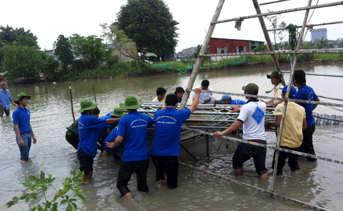 Continuous relief for the central region after typhoon Wutip