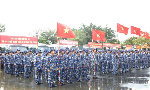 Naval Region 3 forces help Gia Lai residents rebuild homes
