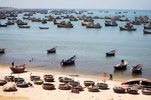 Spring arrives at a fishing village