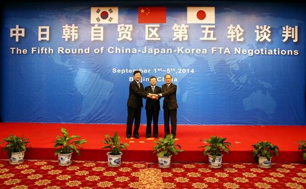 China, Japan, ROK wrap up 5th round of FTA talks