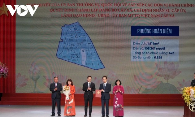 Danh sách 126 bí thư xã, phường của Hà Nội sau khi sắp xếp ĐVHC cấp xã