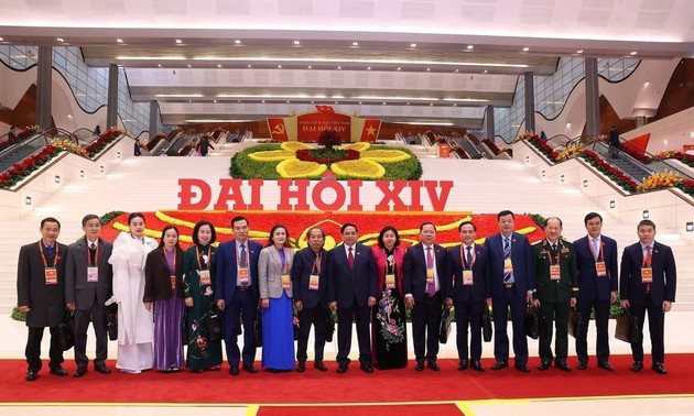 Đại hội XIV của Đảng bước sang ngày làm việc thứ ba, thực hiện nhiều nội dung quan trọng