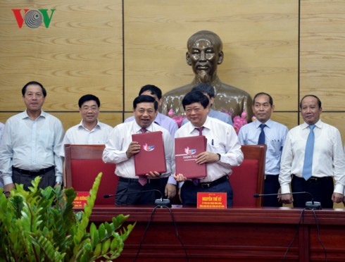 Accord de coopération entre la VOV et la province centrale de Nghe An