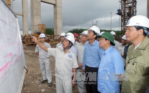 Déplacement de Vuong Dinh Hue à Quang Ninh