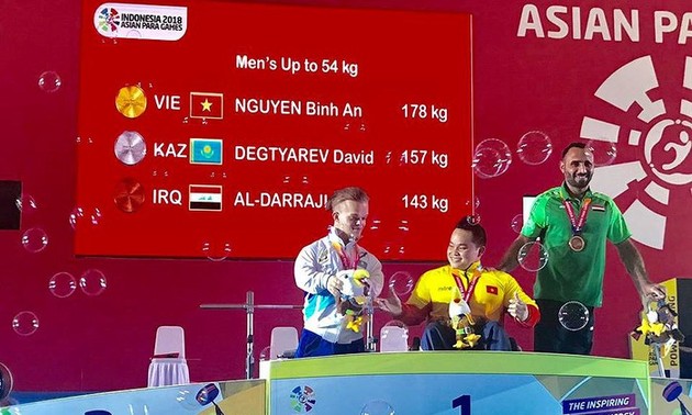 ASIAN ParaGames 2018: 2e médaille d’or pour le Vietnam