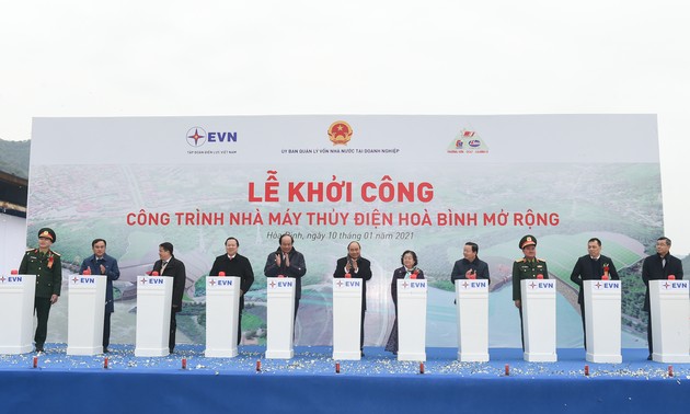 Centrale hydroélectrique de Hoà Binh: début des travaux d’extension 