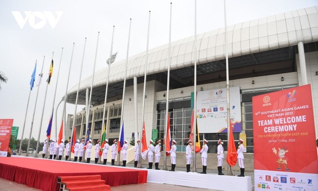 Cérémonie de lever des drapeaux des SEA Games 31