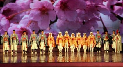 ハロン市で　「桜祭り」