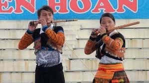 少数民族モン族の横笛の音色