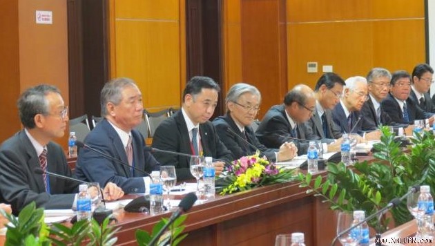 サン国家主席、日本商工会議所代表団と会見