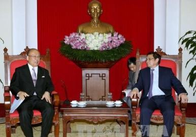 武部勤日本・ベトナム友好議員連盟の特別顧問の訪越