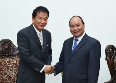 フック首相、杉良太郎日越大使と会見