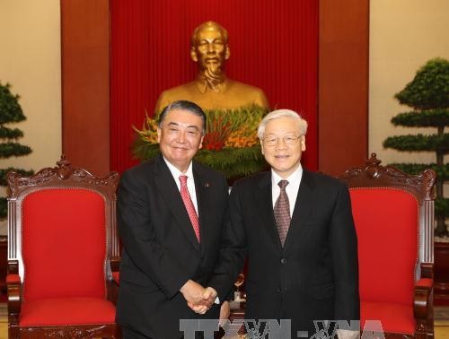 チョン書記長、日本の大島議長と会見