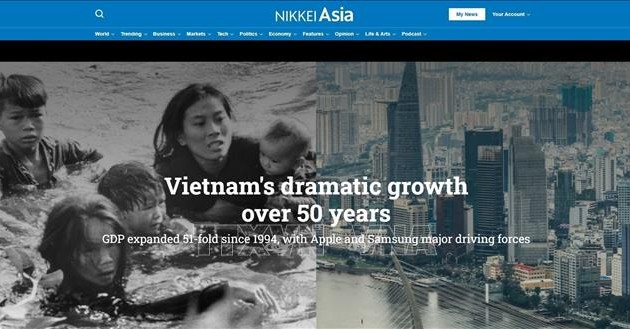 日経アジア 「ベトナム、半世紀で遂げた劇的な成長」