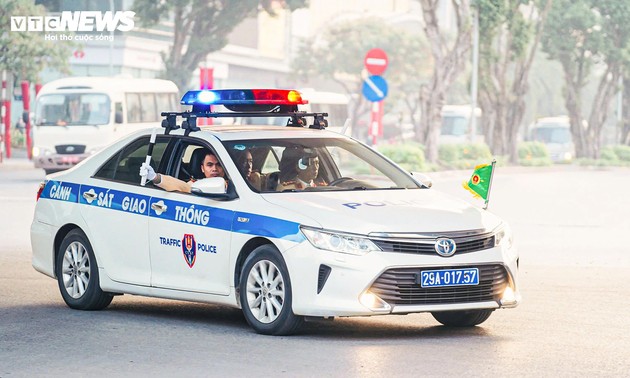 ハノイ市、4日間にわたり複数路線で全面通行規制