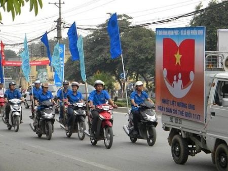 越南响应七.一一世界人口日