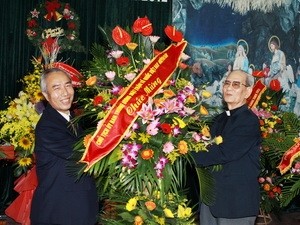 越南天主教团结委员会举行2012年圣诞节见面会