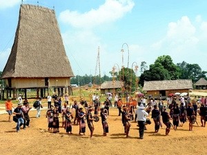 “喜迎2017年-新年美食”活动正在铜模越南民族文化旅游村举行