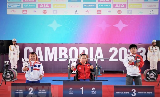 ​ ASEAN Para Games 12:​第一个比赛日越南位列奖牌榜第二