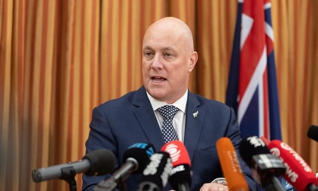 新西兰总理拉克森将于2月25日至28日对越南进行正式访问