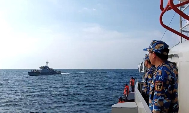 越柬海军开展联合巡逻