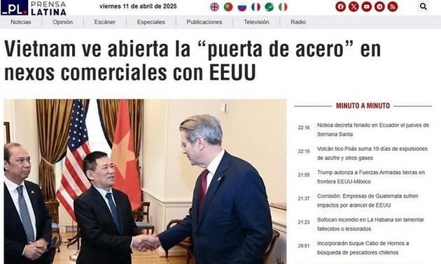 拉美媒体：越南对美贸易关系打开了一扇“钢门”
