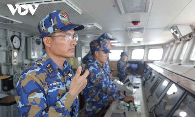 巴亭广场将现场直播在金兰湾的海上阅兵