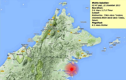 Gempa bumi dahsyat di Indonesia