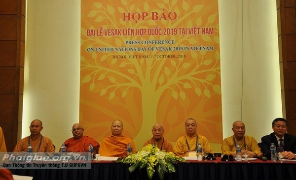 Conférence de presse sur le Vesak 2019