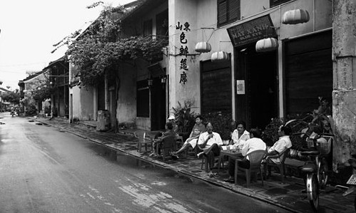 Der frühe Morgen in der Altstadt Hoi An