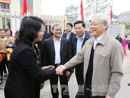KPV-Generalsekretär Nguyen Phu Trong nimmt am Festtag der Volkssolidarität teil