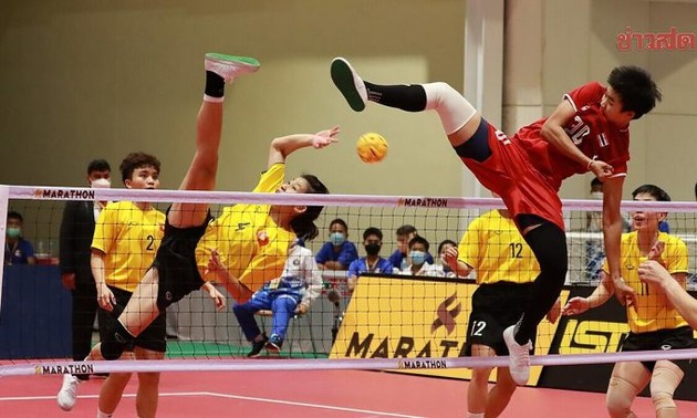 Frauen-Sepak-Takraw-Mannschaft Vietnams ist Weltmeister