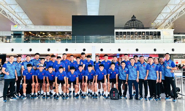 U22-Fußballnationalmannschaft Vietnams tritt beim internationalen Freundschaftsturnier CFA Team China 2024 an