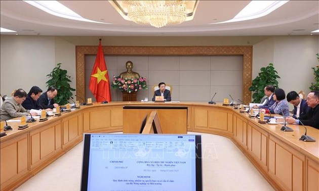 Vizepremierminister Tran Hong Ha: Verwaltungsbereiche des Ministeriums für Landwirtschaft und Umwelt überprüfen