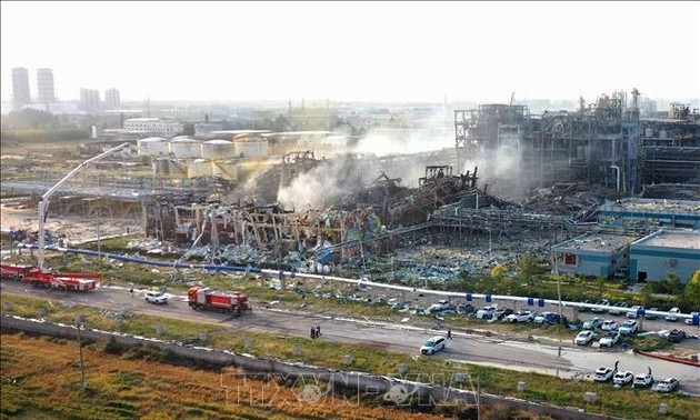 Mindestens fünf Tote bei Explosion in einer Chemiefabrik in China